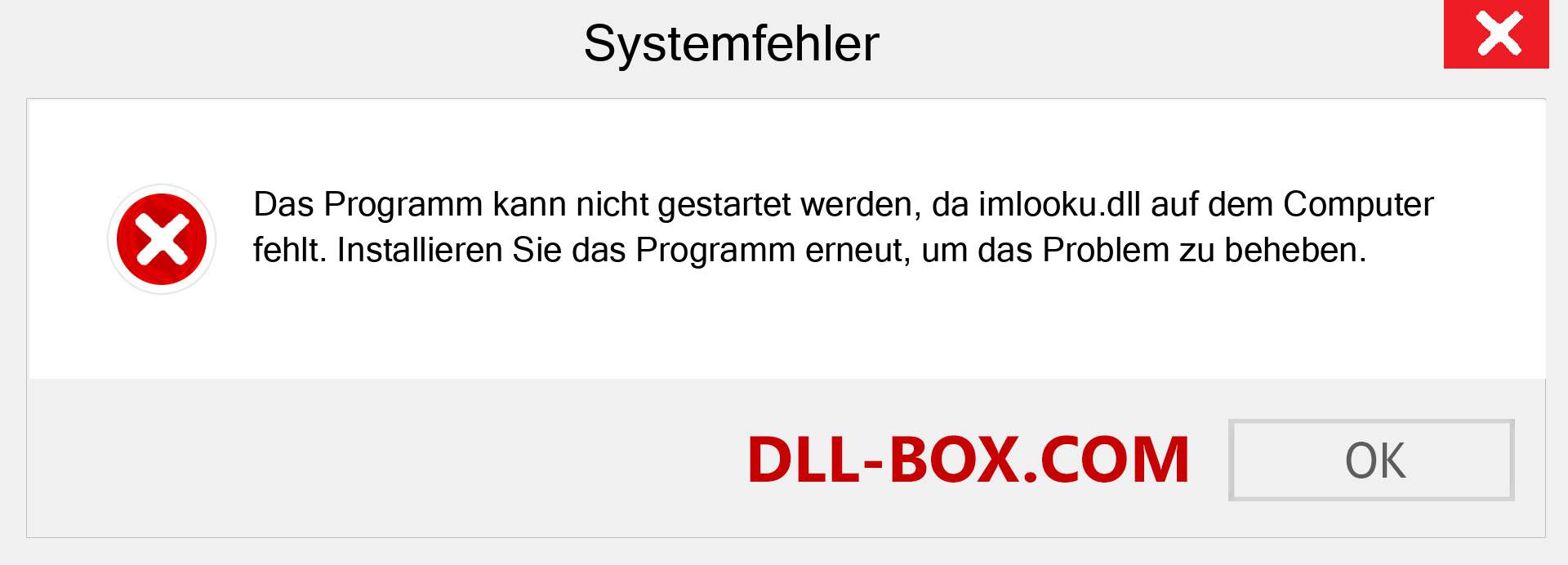 imlooku.dll-Datei fehlt?. Download für Windows 7, 8, 10 - Fix imlooku dll Missing Error unter Windows, Fotos, Bildern