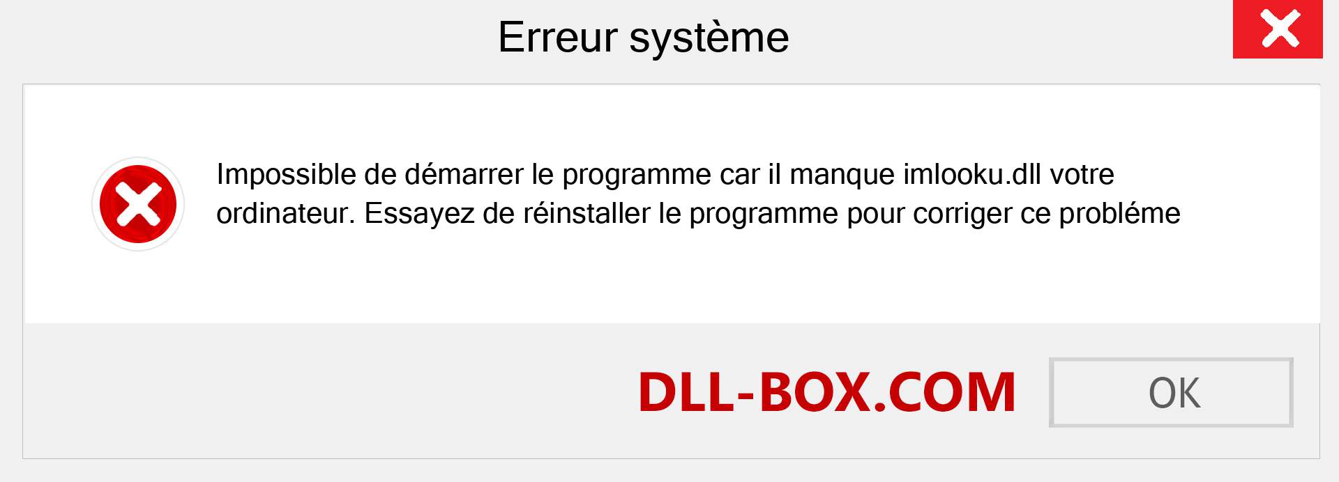 Le fichier imlooku.dll est manquant ?. Télécharger pour Windows 7, 8, 10 - Correction de l'erreur manquante imlooku dll sur Windows, photos, images