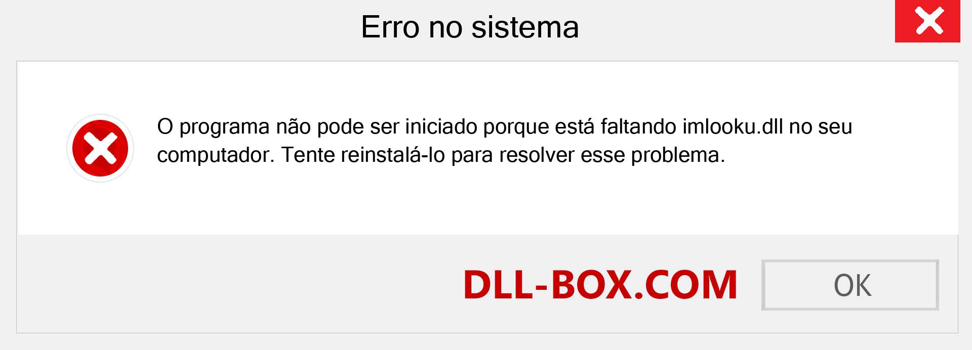 Arquivo imlooku.dll ausente ?. Download para Windows 7, 8, 10 - Correção de erro ausente imlooku dll no Windows, fotos, imagens